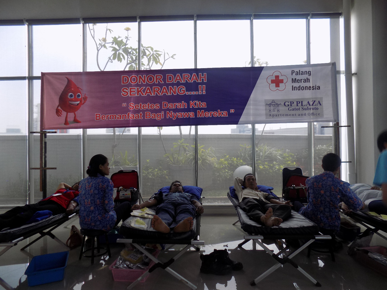 Donor darah bersama PMI